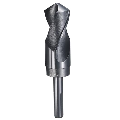 HARFINGTON 1-9/32" Drill Bit 1/2" Reduced Shank 3-Flat 4241 HSS 118° - size: 1-9/32" with 1/2" Shank