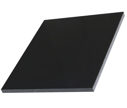 High-Density Polyethylene (HDPE) Plastic Sheet (1, Black, 12" X 12"X 1/2") - color: Black, size: 12" X 12"X 1/2"
