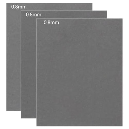 0.8mm 15"x11.8"Non Asbestos Gaskets Materials Sheet Set 3 Pack