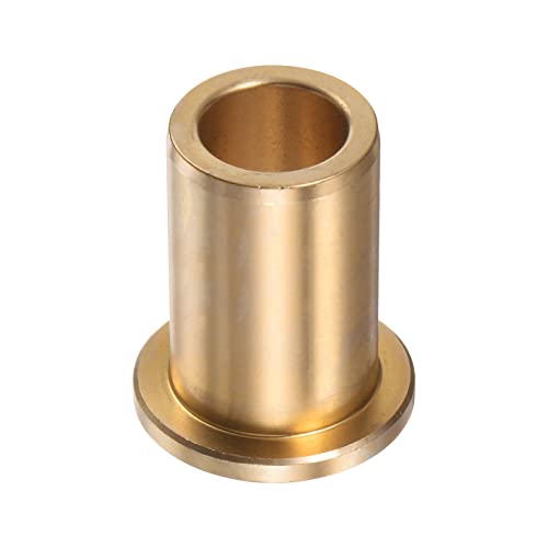 HARFINGTON Flange Bearing Sleeve 13mm Bore 19mm OD 30mm Length 3mm Flange Thickness Bronze Bushing Self-Lubricating Bushings Sleeve for Industrial Equipment - size: 13mmx19mmx30mm