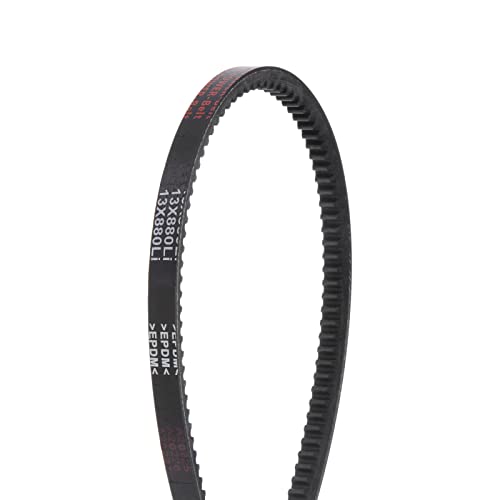 HARFINGTON 13x880 Cogged V-Belts AX Section Drive Raw Edge Belt 880mm Inner Girth 13mm Width 8mm Thickness EPDM for Power Transmission - size: 880mm
