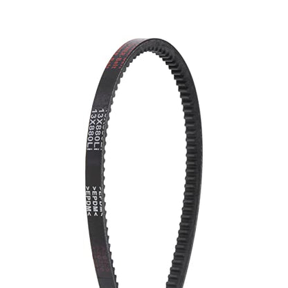 HARFINGTON 13x880 Cogged V-Belts AX Section Drive Raw Edge Belt 880mm Inner Girth 13mm Width 8mm Thickness EPDM for Power Transmission - size: 880mm