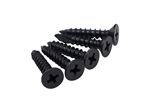 Hinge Wood Screws for Door Hinges Oil Rubbed Bronze 10 x 1 Inch 24-Pack - color: OIL RUBBED BRONZE