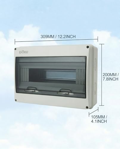 15 Way HT Circuit Breaker Box, Distribution Protection Box - size: 15Way-309x200x105 MM