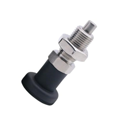 Push Fit Ball Nose Spring Plunger, Stainless Steel Retractable Spring Plunger Return Knob Plunger Spring Loaded Plunger Spring Plunger Pin Non Lock Out Indexing Plunger Pull Knob Spring Pin (M10) - size: M10