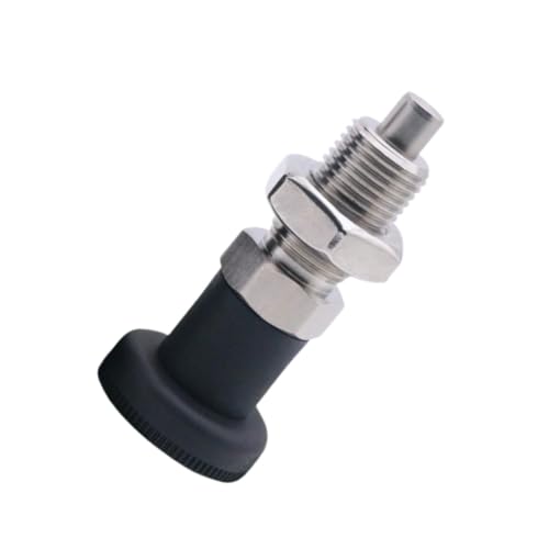Push Fit Ball Nose Spring Plunger, Stainless Steel Retractable Return Knob Plunger Spring Loaded Pin Non Lock Out Indexing Pull Knob Pin (M20) - size: M20