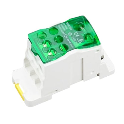 BORDSTRACT 690V 160A DIN Rail Distribution Box,Green - color: Green, size: 160A