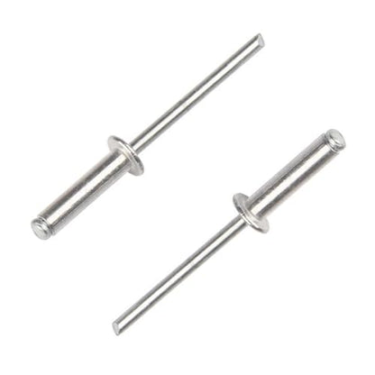 Maozaa 100Pcs 3/16" x 1/2" Aluminum Blind Rivets, Pop Rivets, Silver - color: Silver, size: 3/16" x 1/2"