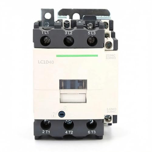 AC Contactor, New Electric AC Contactor, LC1D40 NEW Electric 50/60Hz 3 Poles Coil AC Contactor 220V 40A Industrial Electric AC Contactor Outdoor High Sensitivity Industrial Electric