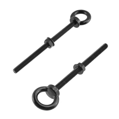 Antrader M10 Eye Bolt,M10x150mm(3/8"x6") Stainless Steel Eye Bolts,Black - size: M10 x 150mm(3/8" x 6")