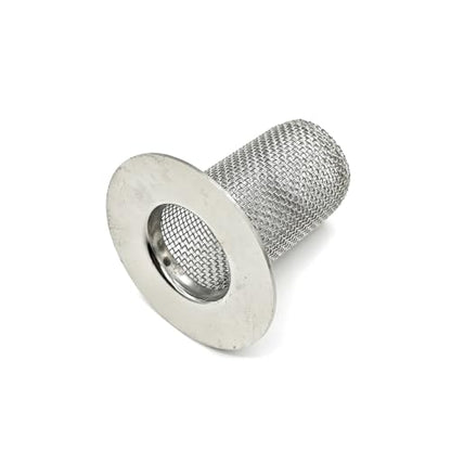 2" Diameter Floor Drain Strainer 2" Tall 304SS Cylinder Filter Basket