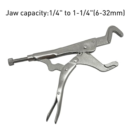 Parrot Nose Locking Plier, Cr-V Alloy Steel, Jaw Capacity 1/4" to 1-1/4"