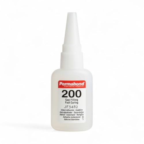 Maven Adhesive Kits (Permabond 200) High Viscosity Cyanoacrylate Adhesive, Fast-Setting Professional Grade CA Glue (Glue, 1oz) - style: Glue