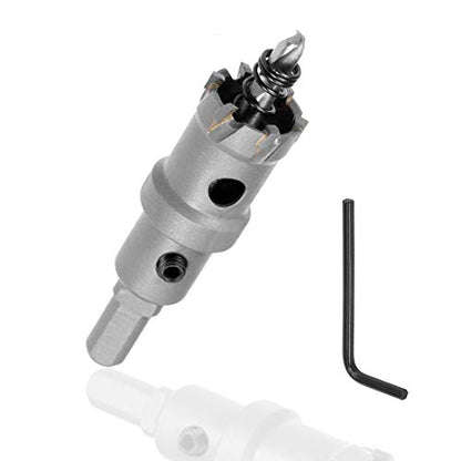 Carbide Hole Saw 23mm/0.9" Cutting Dia Hole Saw Cutter - size: 0.9"/23mm