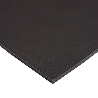 Silicone Gasket Sheet, 1/16 x 9 x 12 Inch Commercial Grade, Made in the USA, Black Rubber, High Temp Gasket Material for Automotive, Marine, DIY Sealing, Crafts, Pads, Vibration,