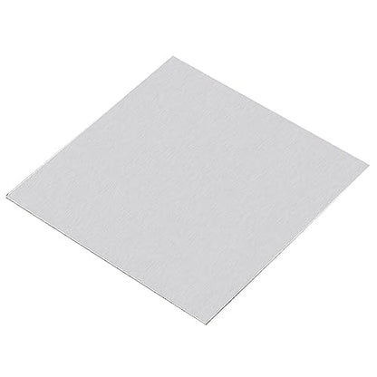 uxcell 6061 Aluminum Sheet, 300mm x 300mm Rectangle Aluminum Plate 0.5mm Thick Flat Metal Stock with Protective Film - size: 300mmx300mmx0.5mm