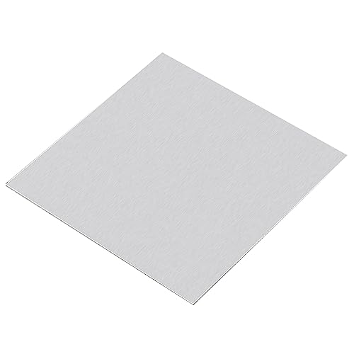uxcell 6061 Aluminum Sheet, 300mm x 300mm Rectangle Aluminum Plate 0.5mm Thick Flat Metal Stock with Protective Film - size: 300mmx300mmx0.5mm