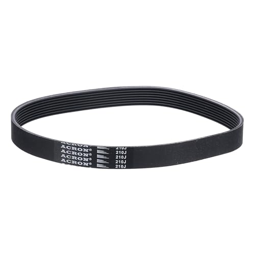 uxcell 210J8 PJ V-Ribbed Belt 8 Ribs 21" L x 0.74" W x 0.14" H, EPDM - size: 210J8