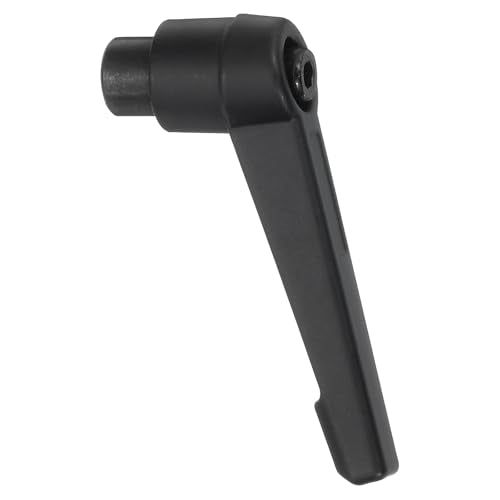 uxcell 1Pcs M6 Adjustable Knobs Handle Female Thread Push Button Ratchet Quick Release Locking Rotating Bolt for Lathe Machinery, Black - size: M6