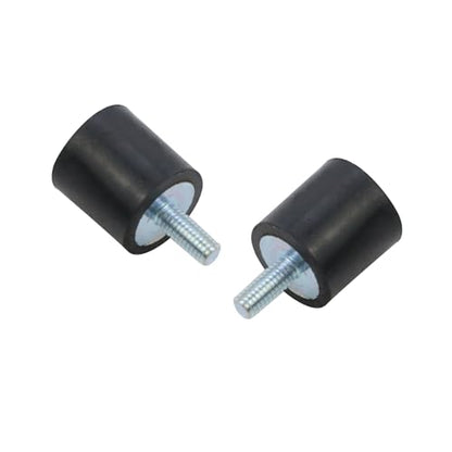 MY MIRONEY 4PCS M4 x 10mm Rubber Isolator Mounts - size: M4 x 10mm;15 x 15mm (Single Studs)