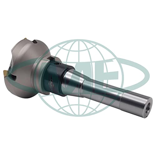 CME 2-1/2" 45° Indexable Face Mill w/ R8 Arbor, SEAN42 Inserts Included, 4 Flutes