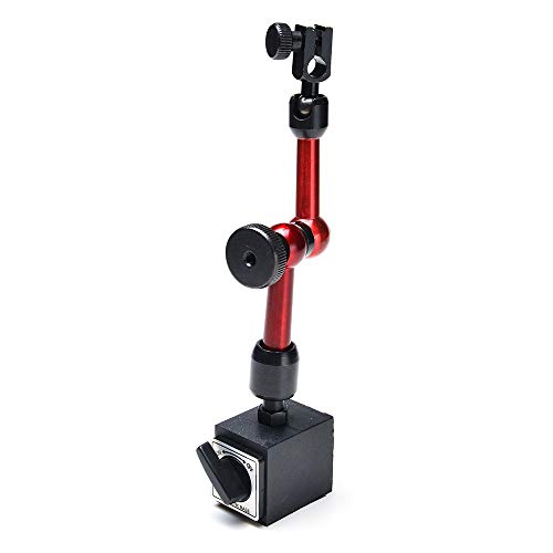 AGPtek® 3-Joint Red Adjustable Magnetic Base Holder for Digital Dial Indicator