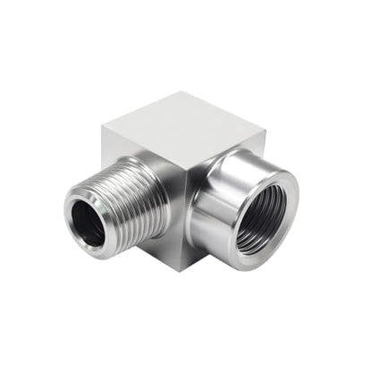 Beduan 304 SS 90 Degree Street Elbow NPT 3/8 Male to Female Pipe Fitting - size: 3/8 NPT Elbow