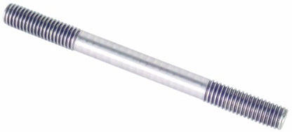 Small Parts-40580 303 Stainless Steel Stud, Ends Threaded Equally, Plain Finish, 3/8"-16 Threads, 6" Length, 1.25" Threaded Lengths, Made in US (Pack of 2)