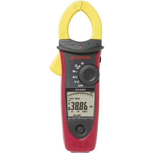 Amprobe ACDC-52NAV AC/DC CAT IV 600 A TRMS Navigator Clamp Meter - style: ACD-52NAV: AC/DC Clamp Meter