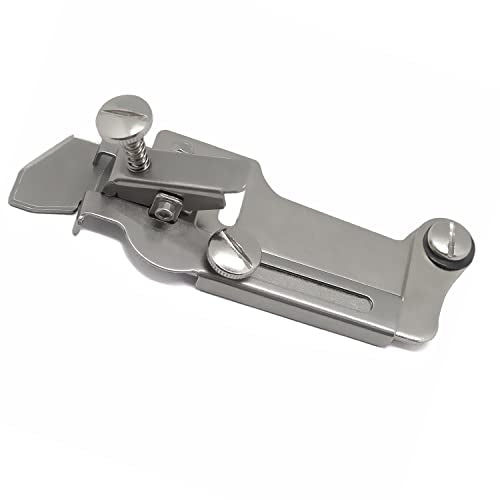 Sewing Seam Guide Presser Foot Fine Tucker Gauge DIY Tool Adjustable with Screwdriver for Industrial Sewing Machine JUKI DDL-8500 DDL-8700 DNU-1541