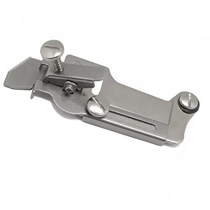 Sewing Seam Guide Presser Foot Fine Tucker Gauge DIY Tool Adjustable with Screwdriver for Industrial Sewing Machine JUKI DDL-8500 DDL-8700 DNU-1541