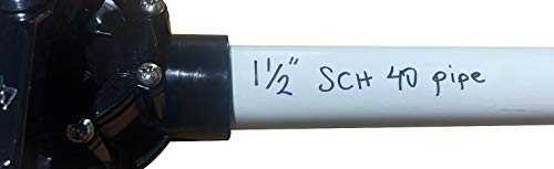 FibroPool 2-Way Pool Diverter Valve - Positive Shut-Off - 1.5 in - CPVC - size: 1.5 inches