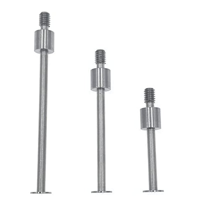 SUXING Flat Contact Points for Dial Indicator Depth 0.4mm Thickness 5mm Diameter 4-48 UNF Thread (4-48UNF A Set) - size: 4-48UNF A SET