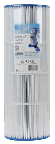 Unicel C-7483 Pool Filter Cartridge, 81 Sq Ft, 176 Pleats, Hayward C3025