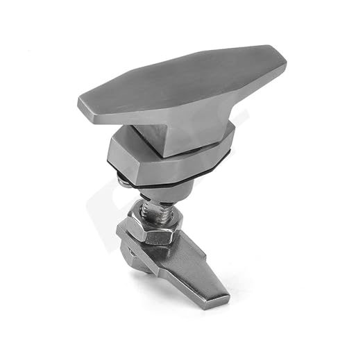 T-Shaped Handle Lock Industrial Cabinet Case Electrical Cabinet Stainless Steel Lock MS309-2 1Pcs(Stainless Steel) - color: Stainless Steel