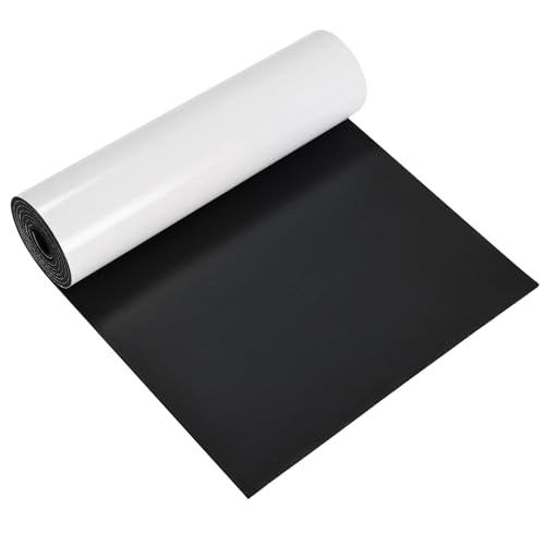 MYFULLY Neoprene Foam Sheet 12" x 59" x 1/8" Adhesive Backing Roll - size: 12 in x 59 in x 1/8 in