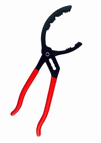 Oil Filter Wrench, 50mm to 130mm Large Adjustable Oil Filter Plier, 14" Big Oil Filter Removal Tool for Engine Filters, Conduit, Fittings - size: 14" Straight