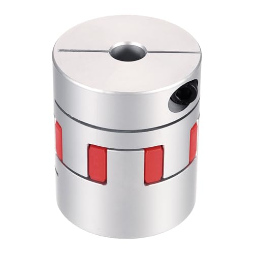 MECCANIXITY Aluminum Shaft Coupling Shaft Coupler 9mm to 17mm Flexible Spider Coupling L50mm x D40mm Coupler Jaw Spider Shaft Joint Connector for 3D Printers DIY CNC Router Milling Machine - size: 9mm to 17mm