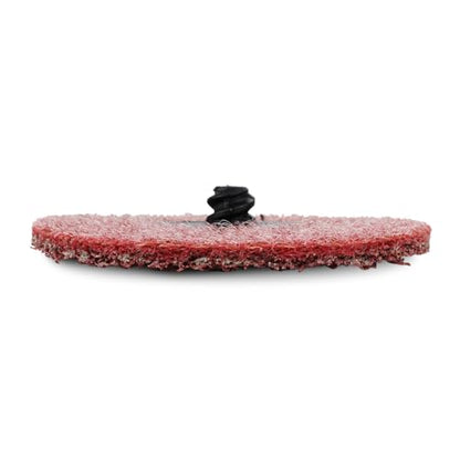 BHA Surface Conditioning Quick Change Discs, 3" Red (Medium) Prep Pad - 25 Pack - color: Red
