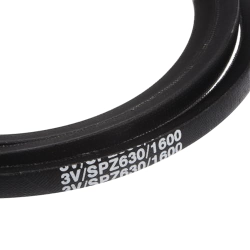 uxcell 3V630 Rubber V Belt 63" Length x 0.38" Width x 0.31" Thick, Industrial Power Transmission Belt - size: 63" Length