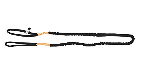 3/8" x 8' Orange Eye & Eye Synthetic Super Slings w/Protective Cordura Sleeve (Vertical 3500/ Choker 2975/ Basket 7000 lbs WLL) - color: Orange: 3/8", size: 8 FT (1-Pack)