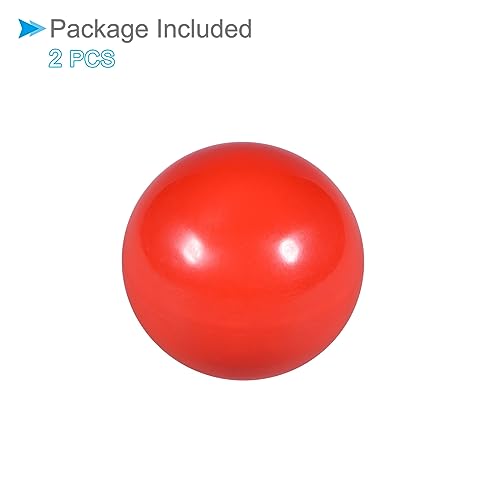 Thermoset Ball Knobs, M10 Female Thread 40mm Diameter, Plastic Metric Hand Screw Grip Red - (Applications: for Lathe Machinery Lever Handle), 2-Pieces - color: Red, size: M10 x 40mm