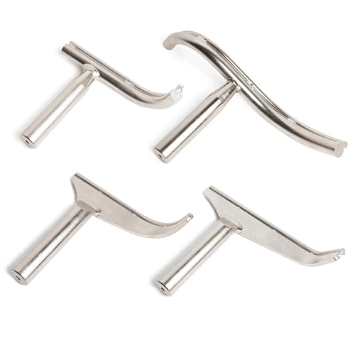 1"Dia Stem Glide Bowl Turner's 4-Piece Toolrest Set w for Woodlathe Bowl Turning