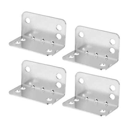 POWERTEC L Bracket 25PK, 90 Degree Shelf Brackets, Corner Braces for Wood Shelves/Cabinet/Work Bench/Bed Frame/Chicken Coop (71429) - size: L Brackets, 25PK