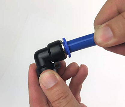 Primefit PCKIT8 Air Push to Connect - Outlet Drop Kit with Block,1/4" Brass Quick Connect Coupler