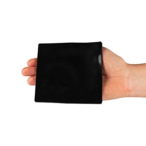 Sorbothane Vibration Isolation Square Pad, 4"x4", 2 Pack (30 Duro, 0.10" Thick) - size: 0.10" Thick
