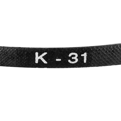 uxcell K-31 V Belt Machine Transmission Rubber, Black Replacement Drive Belt 31 inch Outer Girth 8mm Width 6mm Height JIS Standard - size: 31"