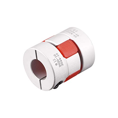 uxcell 5mm to 12mm Bore L31xD25 Flexible Coupling Jaw Coupler Shaft Joint for Servo Motor