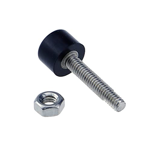 2Pcs Hood Adjuster Bumper Stopper Rubber M4x20mm - size: M4×20mm