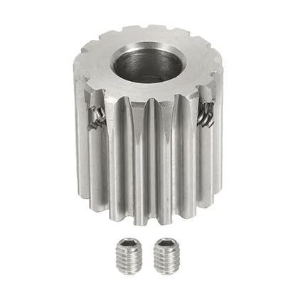uxcell 1 Mod 16T Spur Gear 8mm Bore, 304 Stainless Steel Pinion Gear - size: 1 Mod 16T, 8mm